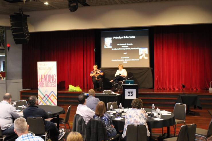 Sue Walsh interviewing Dr Liz Ricketts. Sue Walsh interviewing Dr Liz Ricketts.