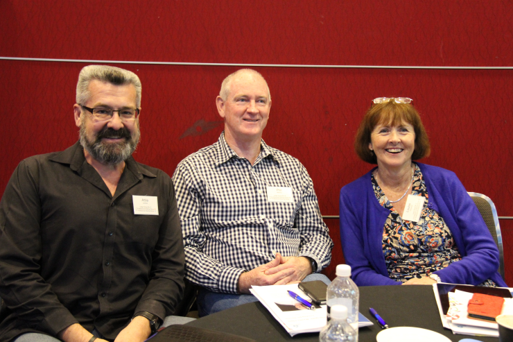 From left to right: Attila Lendvai, Phil Mahony and Louise O From left to right: Attila Lendvai, Phil Mahony and Louise O