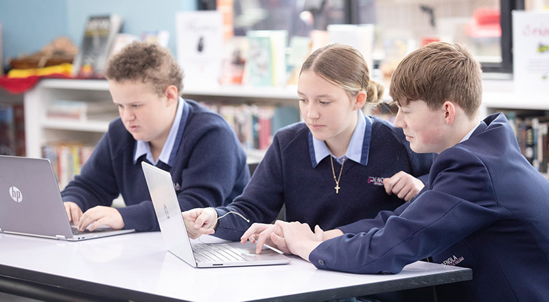 Penola Catholic College Emu Plains students learning in class